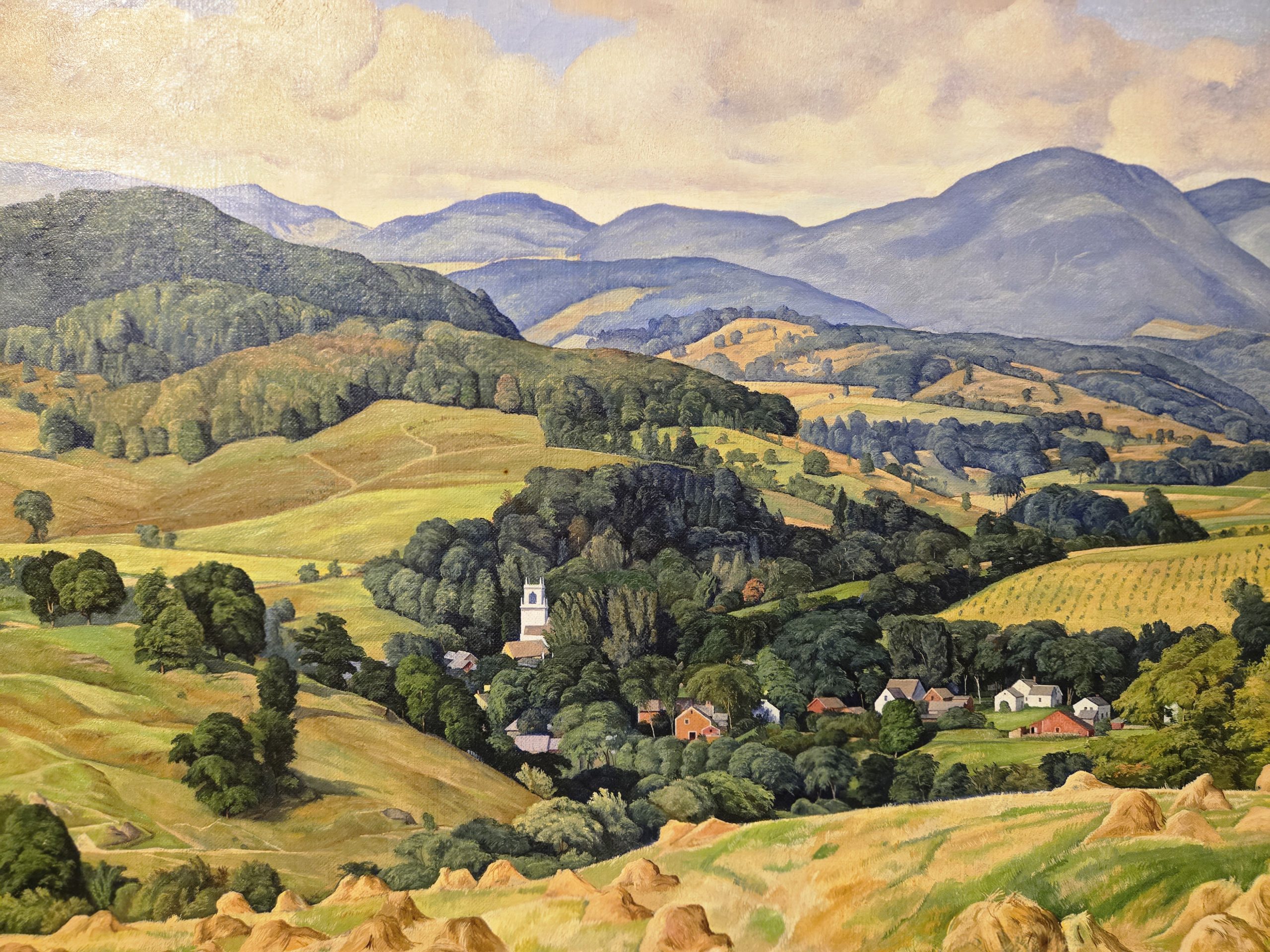 View of Pawlet, Vermont, Lucioni