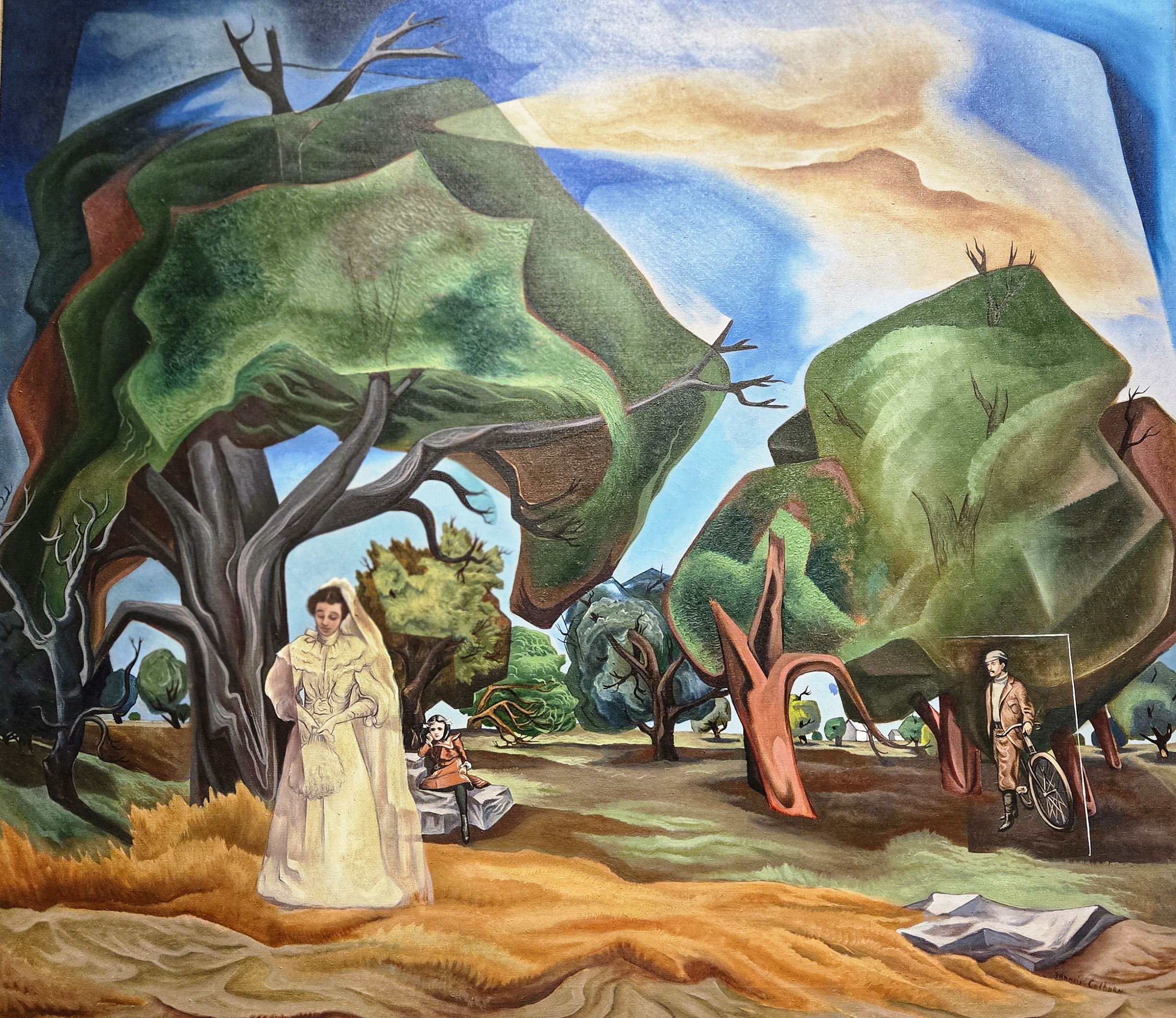 Landscape with Figures, Colburn